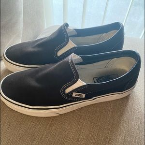Black Slip On Vans